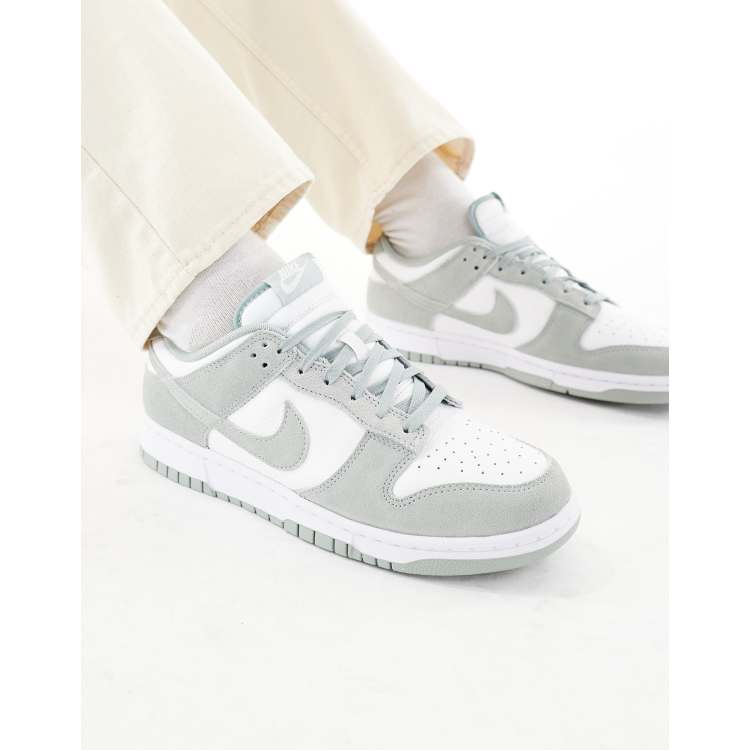 NIKE DUNK LOW RETRO SE バーバーショップ　グレー Nike Dunk Low SE Barber Shop Grey Men's - DH7614-500 - US