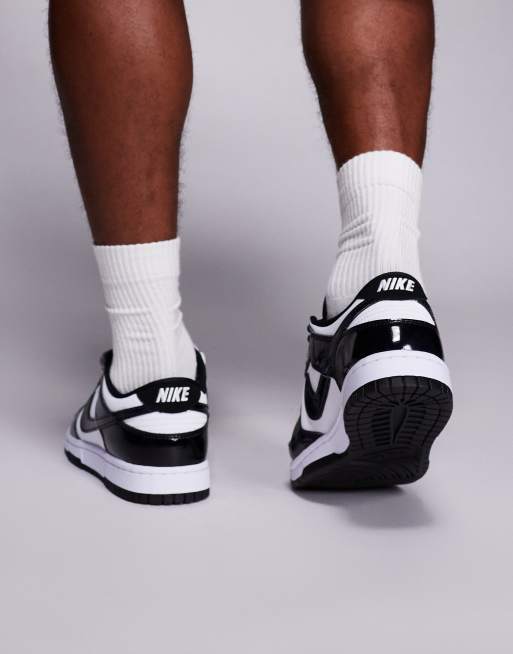 Nike Dunk Low Retro SE sneakers in white and black | ASOS