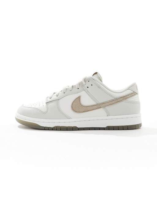 Nike Dunk Low Retro SE trainers in grey and olive | ASOS