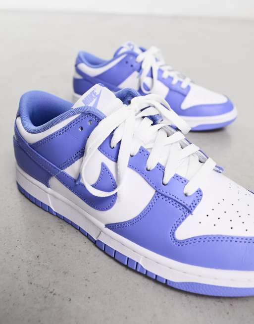 Nike – Dunk Low Retro – Sneaker in Weiß und Blau, 3 von 4