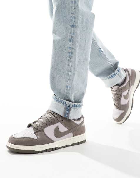 Nike - Dunk Low Retro - Sneakers basse viola e color pietra - view 1