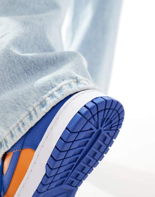 Nike Dunk Low Retro Sneakers blu e arancioni ASOS