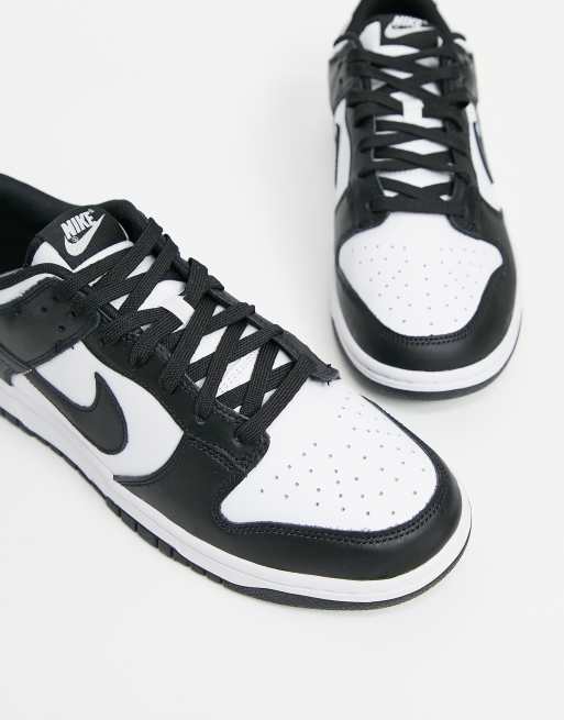 Nike Dunk Low Retro sneakers in black and white