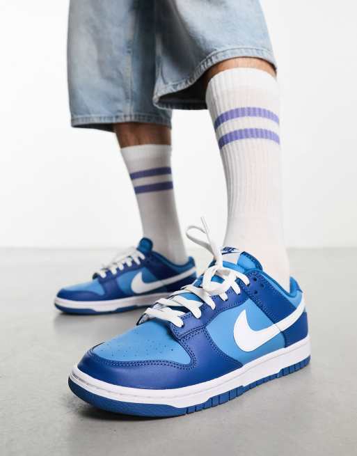 Nike - Dunk Low - Retro sneakers in blauw