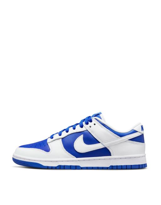 White and store blue nikes