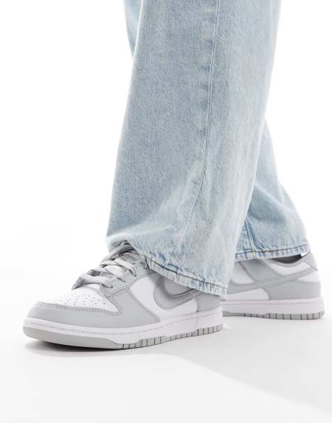 Nike Dunk Low Retro sneakers in gray and white - view 1