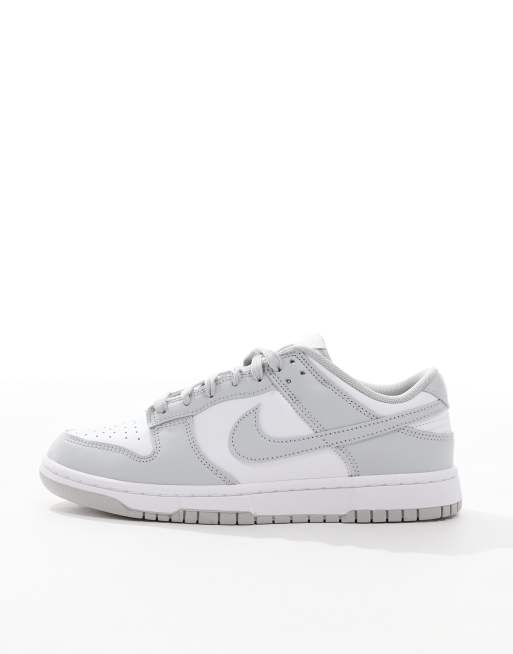 Nike Dunk Low Retro sneakers in gray and white, 2 of 5