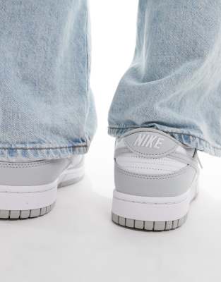 Nike Dunk Low Retro sneakers in gray and white