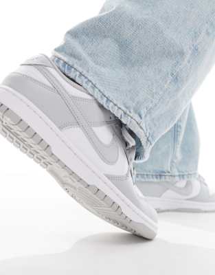Nike Dunk Low Retro sneakers in gray and white