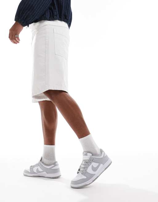 Nike Dunk Low Retro sneakers in gray & white, 5 of 5