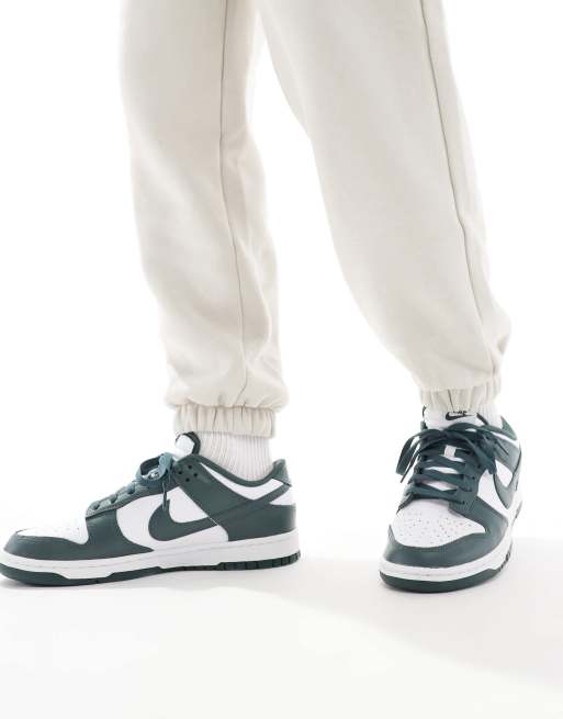 【新品】NIKE DUNK LOW RETRO 9.5 ホワイト/グリーン 新品】NIKE DUNK LOW RETRO 9.5 ホワイト/グリーン White Silver