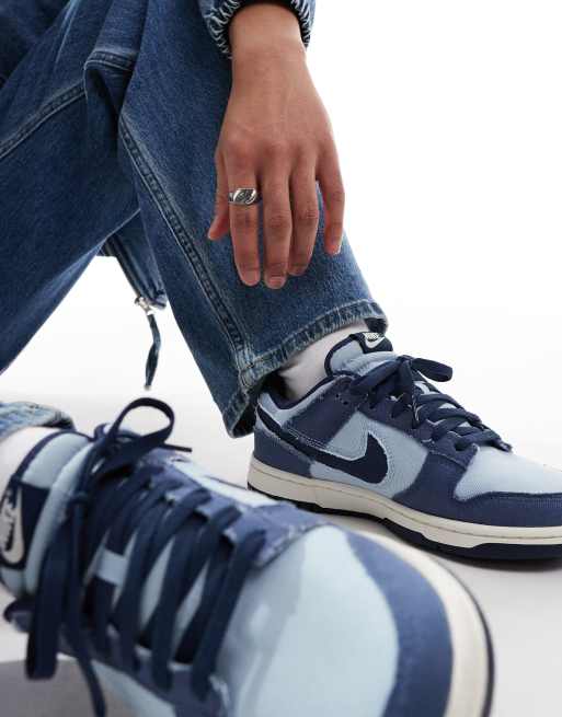 Nike Dunk Low L i g h tシューズ クリーム/ネイビー Women's Nike Dunk Low Next Nature Midnight Nvy/Wht-Team Gld