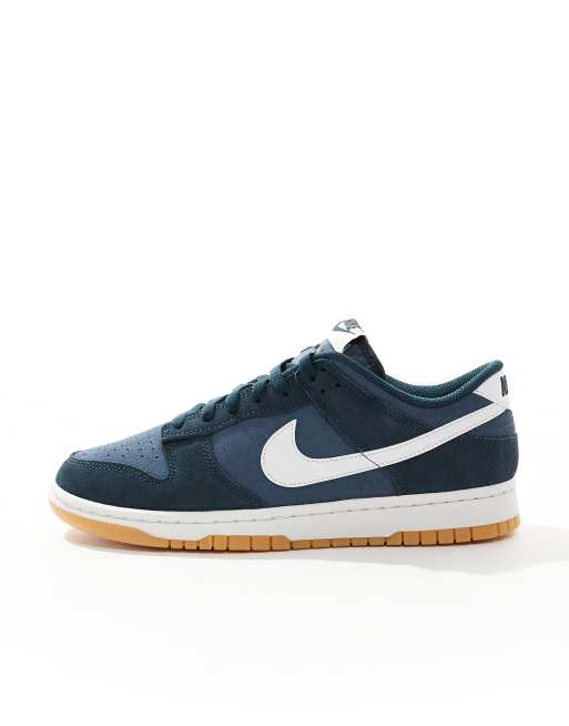Nike Dunk Low Retro sneakers in navy and white