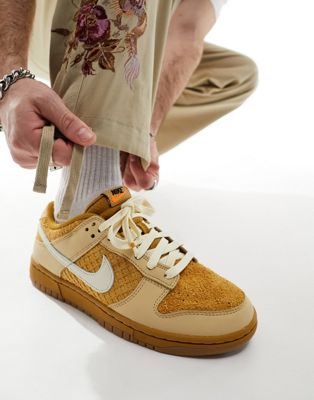 Nike Dunk Low Retro sneakers in off white and brown - ASOS Price Checker