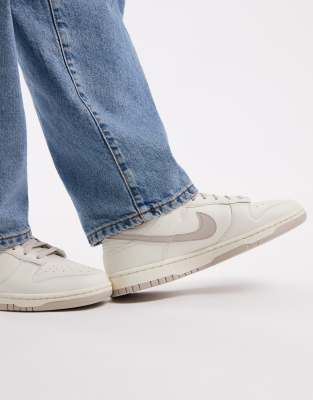 Nike Dunk Low Retro Sneakers In Neutral