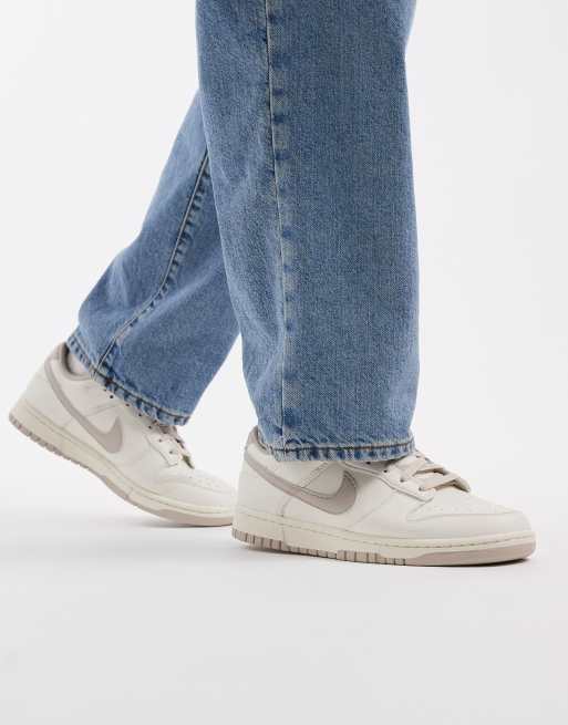 Nike Dunk Low Retro sneakers in off-white , 5 of 5