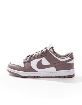Nike Dunk Low Retro sneakers in taupe and white