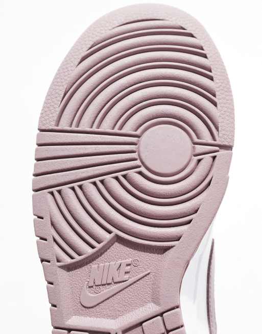 Nike Dunk Low Retro sneakers in taupe and white