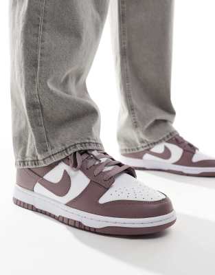 Nike Dunk Low Retro sneakers in taupe and white