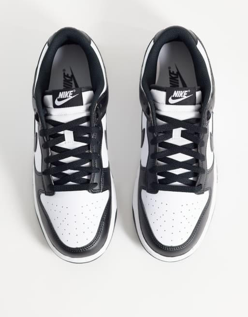 Nike - Dunk Low - Retro sneakers in zwart en wit, 3 van 5