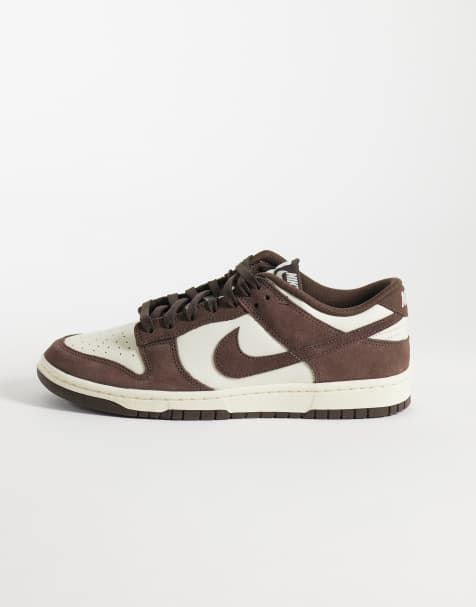 Nike Dunk Low Retro sneakers marroni e bianco sporco - view 1