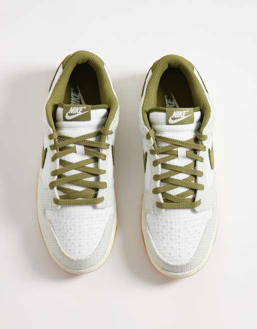 Nike Dunk Low Retro sneakers w kolorze off white i khaki, 3 z 5