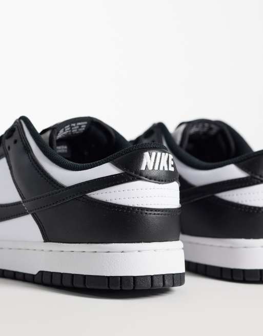Nike Dunk low retro trainer in black and white, 2 of 5