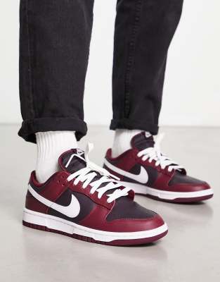 nike dunk low burgundy