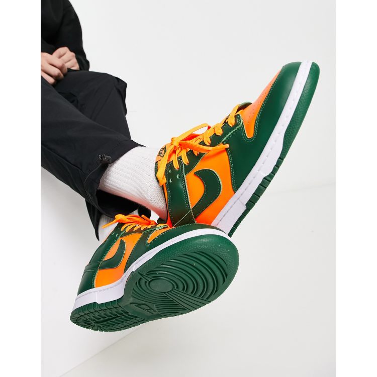 nike orange green