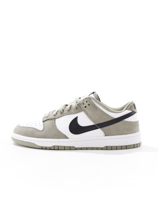 Nike Dunk Low Retro unisex trainers in green, 2 of 5