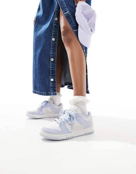 Nike - Dunk Low SEA - Baskets en denim - Bleu clair - view 1
