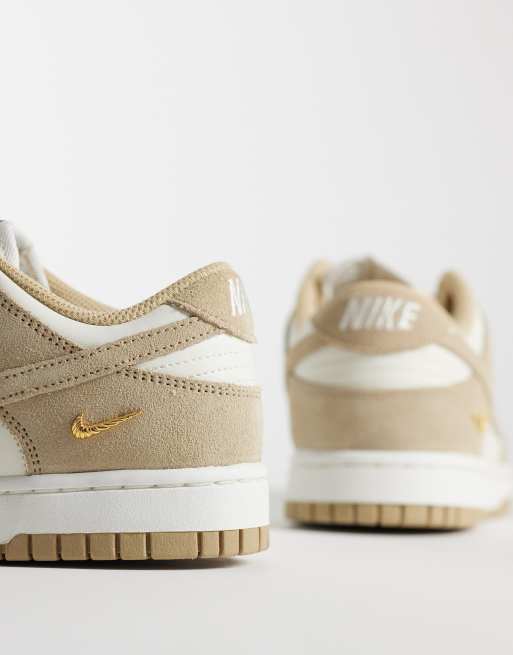 Nike - Dunk Low - Sneakers bianche e beige, 3 di 5