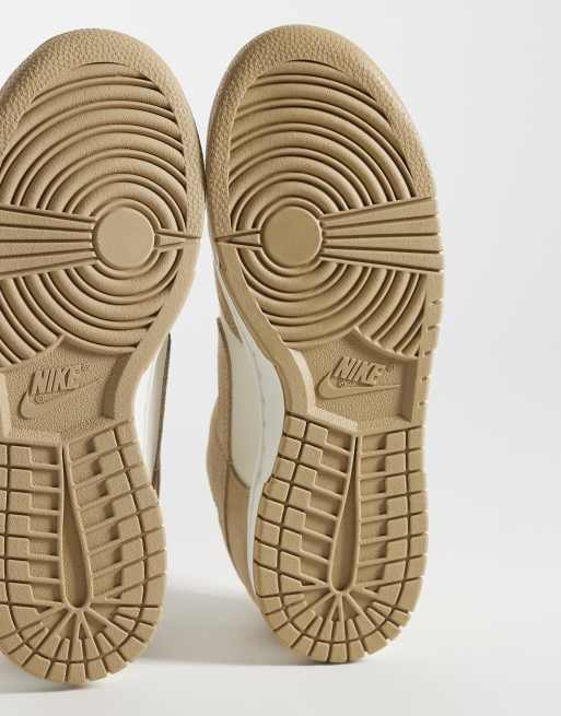 Nike - Dunk Low - Sneakers bianche e beige, 4 di 5