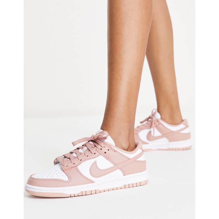 Pink black outlet white nikes