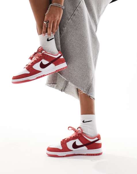 Womens 2024 red sneakers