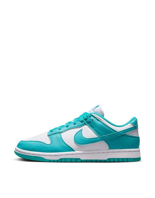 Nike Dunk Low sneakers in teal | ASOS