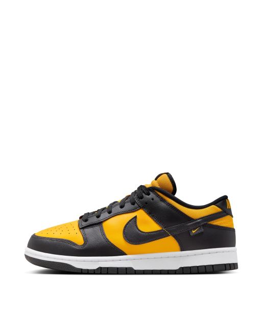 Nike Dunk Low sneakers in yellow and black | ASOS