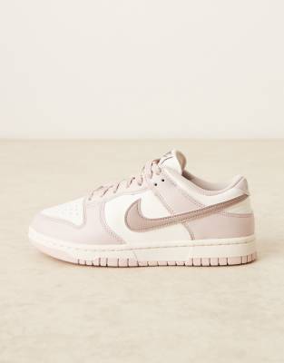 Nike Dunk Low Top Sneakers In Pink
