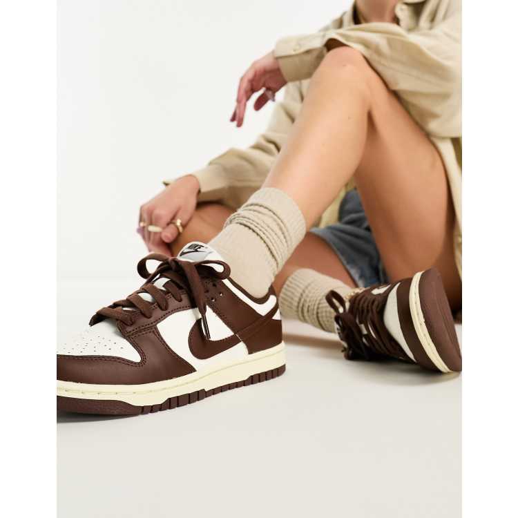 Nike Dunk low trainers in cacao wow brown ASOS