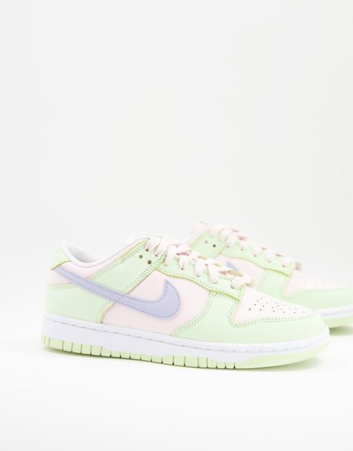Nike Dunk Low trainers in mint green and baby blue ASOS