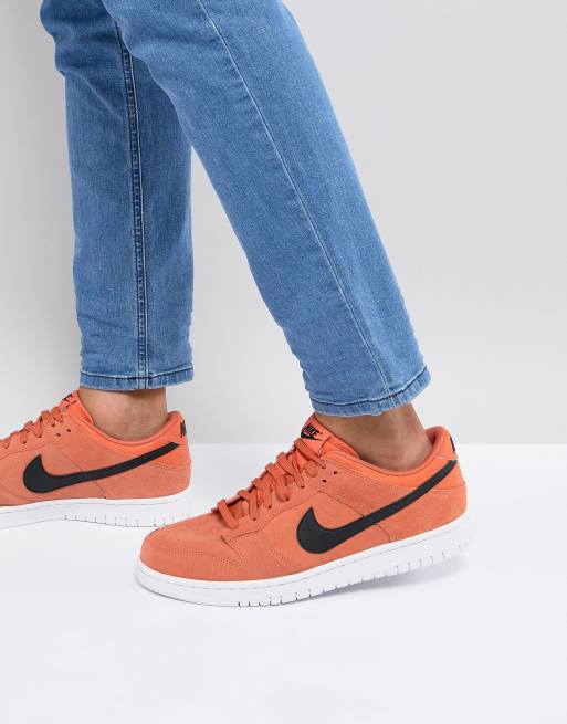 Nike Dunk Low Trainers In Orange 904234 800 ASOS