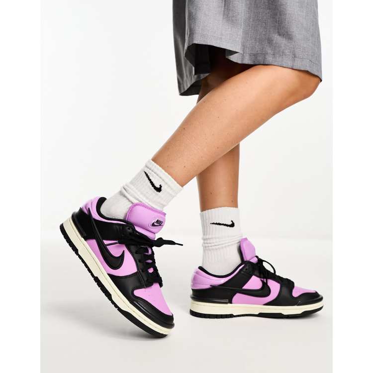 Nike Dunk Low Twist sneakers in pink & black