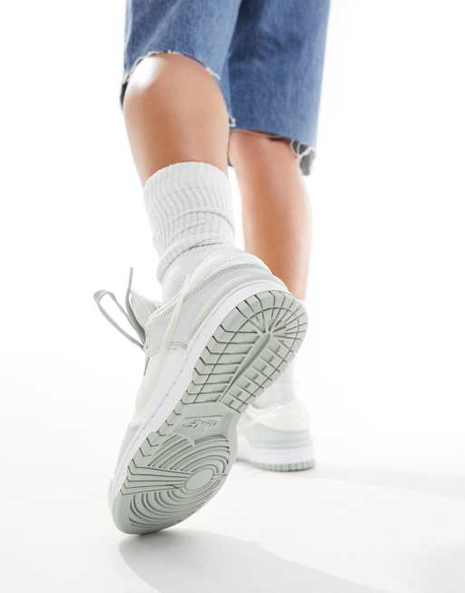 Nike Dunk Low Twist sneakers in silver | ASOS