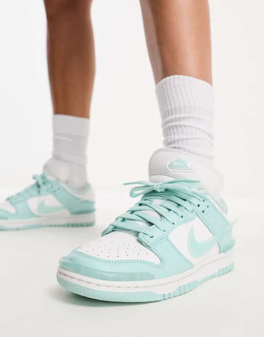 Nike mint green sneakers girl best sale