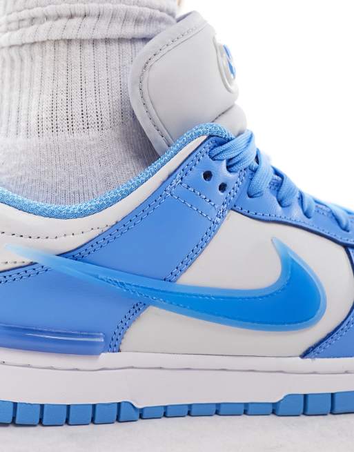 Nike Dunk low twist trainers in baby blue and white | ASOS