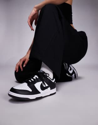 Nike - Dunk Low - Unisex-Sneaker in Weiß und Schwarz