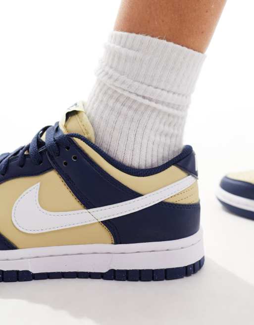 Nike Dunk NN Baskets basses femme Bleu marine nuit et doré