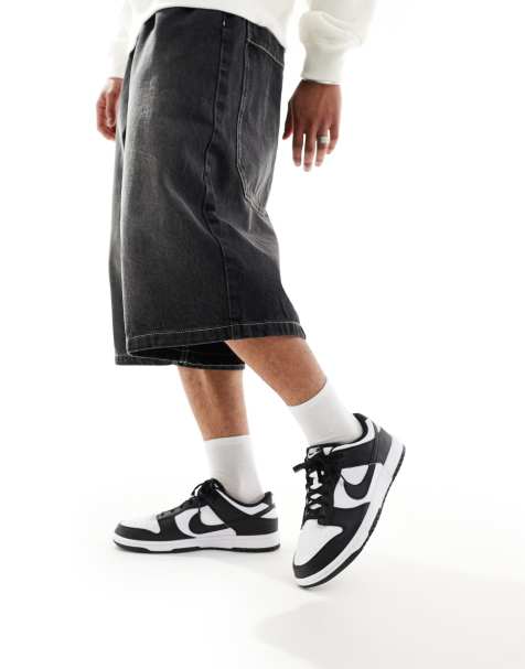 Nike - Dunk - Retro-sneakers med lav kant i sort og hvid - view 1