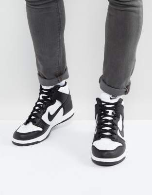 nike dunk retro black white