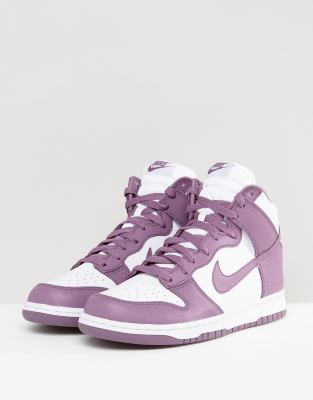 Nike Dunk Retro Trainers In Purple 